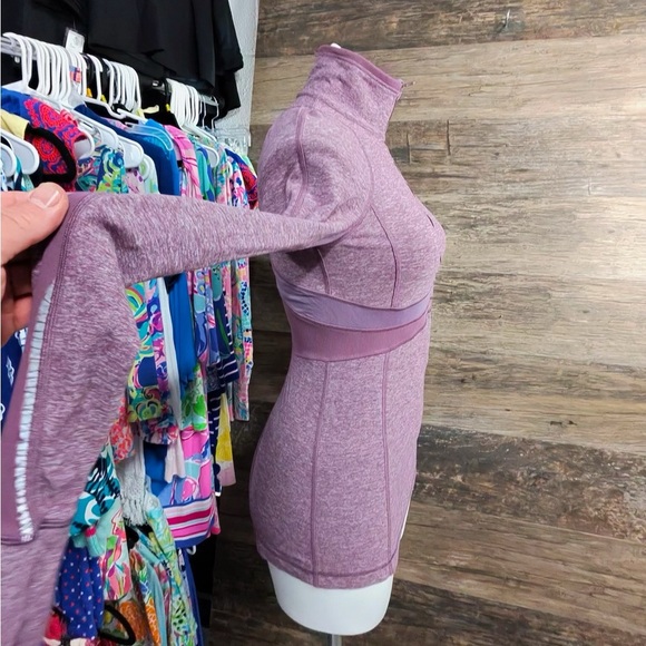 lululemon athletica Purple Half-Zip Workout Top - Picture 3 of 10